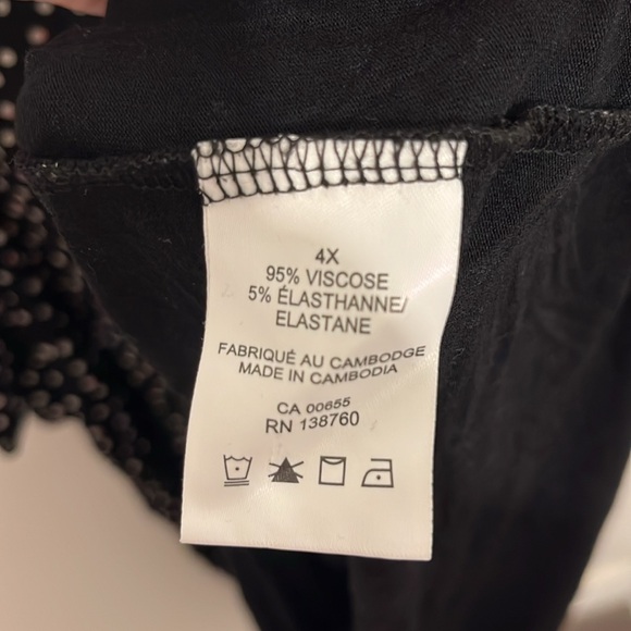 Polka dot high low tunic short - Picture 5 of 5